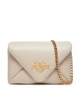 Наплечная сумка LOVE MOSCHINO JC4349PP0LKT0110, экрю