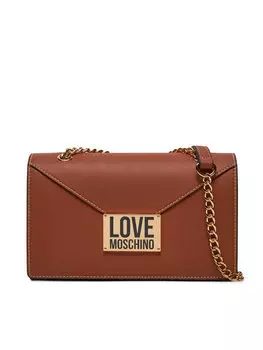 Наплечная сумка LOVE MOSCHINO, коричневый