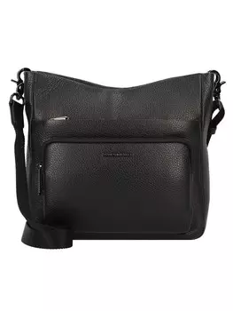 Наплечная сумка Mandarina Duck Mellow Leather Umhngetasche Leder 30 cm, неро