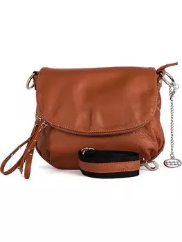 Наплечная сумка Mia Tomazzi Leder-Umhngetasche Pontida, цвет Hellbraun