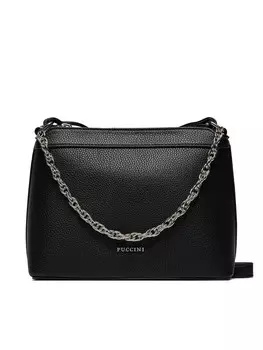Наплечная сумка Puccini BML047M, черный