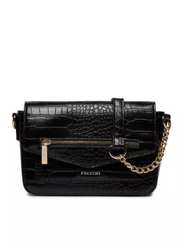 Наплечная сумка Puccini, черный