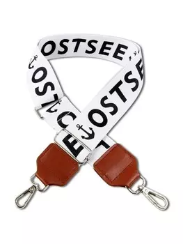 Наплечная сумка Robin Ruth Boho-Gurt wei, schwarz ca. 130cm