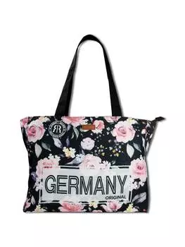 Наплечная сумка Robin Ruth Schultertasche schwarz, rosa ca. 36,5cm
