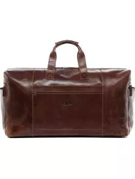 Наплечная сумка SID & VAIN Leder-Reisetasche echt Leder Weekender gro XXL-braun BRISTOL, коричневый