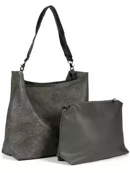 Наплечная сумка styleBREAKER, темно-серый