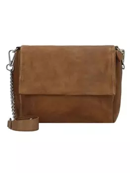 Наплечная сумка TASCHENDIEB Kohlmarkt 243 Umhngetasche Leder 20 cm, цвет schoko