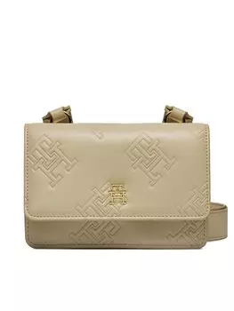 Наплечная сумка Th Refined Crossover Mono Tommy Hilfiger, бежевый