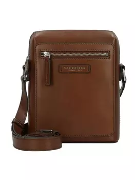Наплечная сумка The Bridge Alberto Mini Bag Umhngetasche Leder 18.5 cm, цвет marrone-palladio nickel