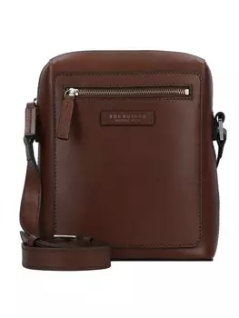 Наплечная сумка The Bridge Alberto Umhngetasche Leder 21 cm, цвет marrone-palladio nickel