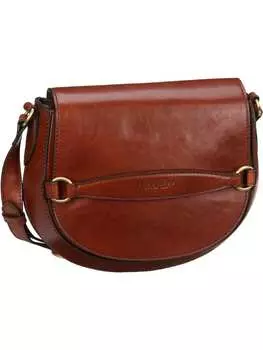 Наплечная сумка The Bridge Saddle Bag Bettina Crossbody 3722, цвет Marrone/Oro