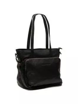 Наплечная сумка The Chesterfield Brand Alicante Schultertasche Leder 31 cm, черный