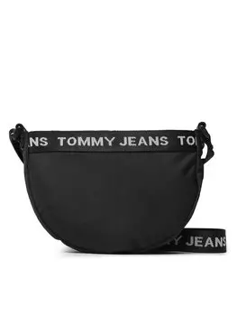 Наплечная сумка Tjw Essential Moon Bag Tommy Jeans, черный