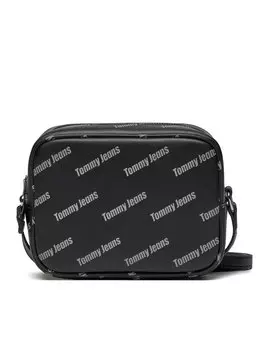Наплечная сумка Tjw Must Camera Bag Aov Print Tommy Jeans, черный