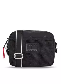 Наплечная сумка Tommy Jeans Tjw Skater Girl Camera Bag Print AW0AW15891, черный
