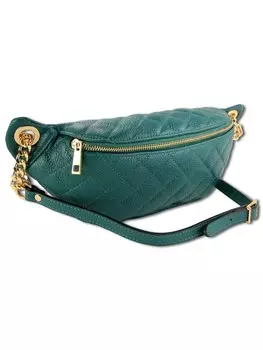 Наплечная сумка Toscanto Grteltasche Leder aquamarin, trkis ca. 31cm