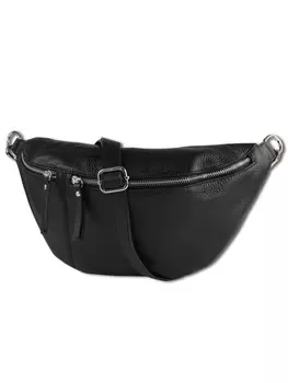 Наплечная сумка Toscanto Grteltasche Leder schwarz ca. 37cm