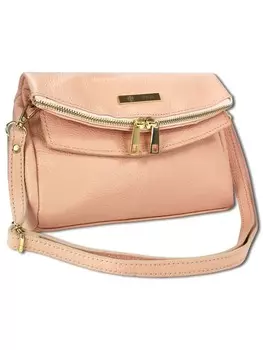 Наплечная сумка Toscanto Schultertasche, Clutch Leder rosa ca. 24cm