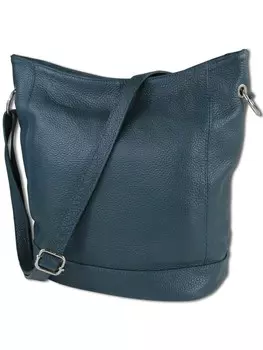 Наплечная сумка Toscanto Schultertasche, Shopper Leder trkis ca. 37cm