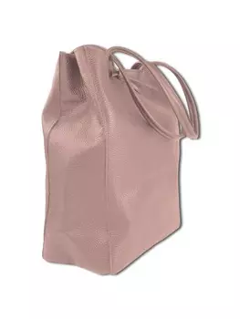 Наплечная сумка Toscanto Shopper, Schultertasche Leder altrosa ca. 28cm