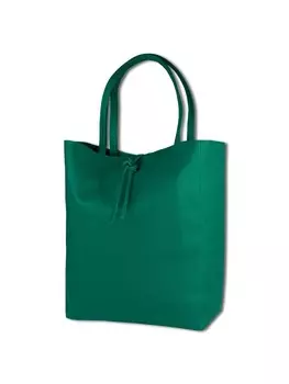 Наплечная сумка Toscanto Shopper, Schultertasche Leder trkis ca. 30cm