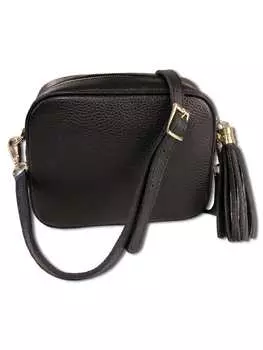 Наплечная сумка Toscanto Umhngetasche Leder schwarz ca. 20cm