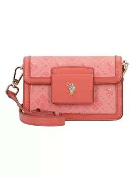Наплечная сумка U.S. Polo Assn., цвет coral