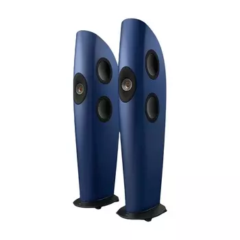 Напольная акустика KEF Blade One Meta, 2 шт, морозно-синий/бронзовый