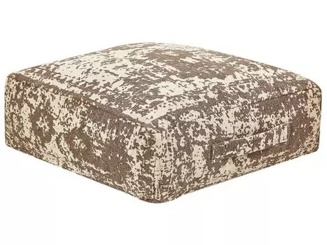 Напольная подушка Beliani SHASA, 50x50x50 см цвет beige/braun