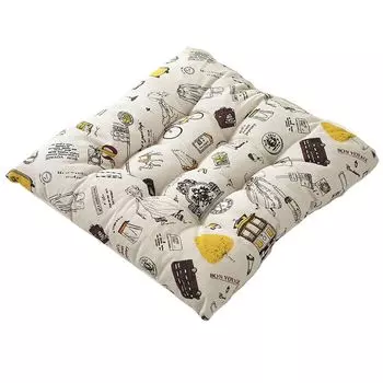 Напольная подушка, мягкая высокоэластичная подушка для сиденья офисного стула, толстая для сада N Stuttg, мультиколор