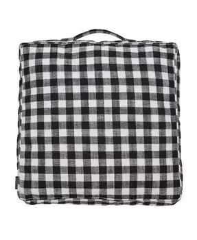 Напольная подушка Nonnie размером 22 x 22 дюйма Safavieh, черный