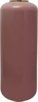 Напольная ваза Kayoom "Напольная ваза Art Deco 205", (1 шт.) 30х81х30 см, 30 см, розовый/золотой