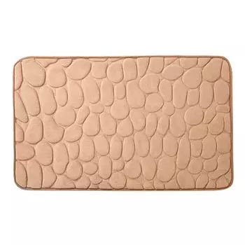 Напольные ковры, простые впитывающие чистую воду, однотонные противоскользящие входные двери, ванная комната для дома, размеры: 50*80 см Stuttg, бежевый