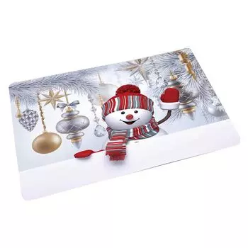 Напольный ковер, нескользящий водопоглощающий коврик с милым принтом снеговика, напольный ковер для гостиной, копия для входной двери-L Stuttg, мультиколор