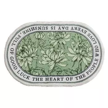 Напольный ковер Сильно впитывающий мягкий противоскользящий коврик в скандинавском стиле Супер впитывающий напольный коврик Домашний декор Ежедневное использование-D, Размеры: 40x60 см Stuttg, мультиколор