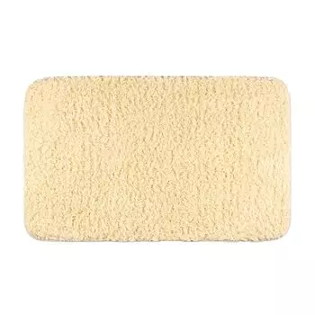 Напольный коврик можно чистить разными способами, очень легко чистить, не скользит на коже, бежевый, размеры: 60х90см Stuttg