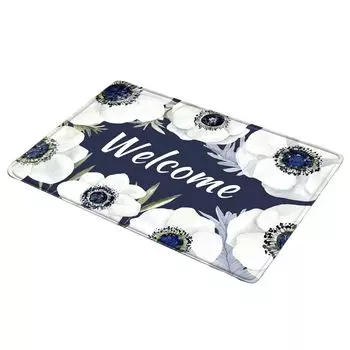 Напольный коврик Нескользящий Износостойкий Не падает Не линяет Супер впитывает слезы Перо Цветочный напольный ковер Спальня Supply-D Stuttg, мультиколор