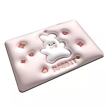 Напольный коврик Пыленепроницаемый Мягкий Удобный Легко чистящийся 40x60 см 3D цветочный узор Ванная комната Галька Деревянный ковер Домашний декор-F Stuttg, мультиколор