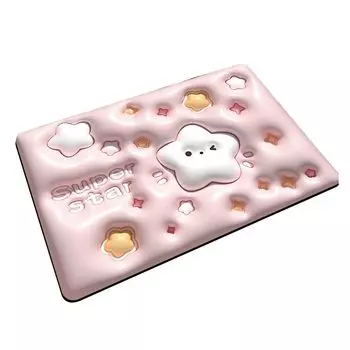 Напольный коврик Пыленепроницаемый Мягкий Удобный Легко чистящийся 40x60 см 3D цветочный узор Ванная комната Галька Деревянный ковер Домашний декор-E Stuttg, мультиколор