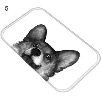 Напольный коврик с рисунком животного, антимасляный фланелевый неувядаемый моющийся коврик для отеля-5 Stuttg, мультиколор