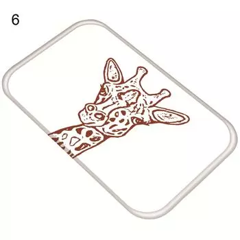 Напольный коврик с рисунком животного, антимасляный фланелевый неувядаемый моющийся коврик для отеля-6 Stuttg, мультиколор