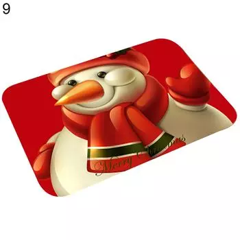 Напольный коврик с рождественским узором, нескользящий фланелевый входной коврик, домашний коврик, украшение-9 Stuttg, мультиколор