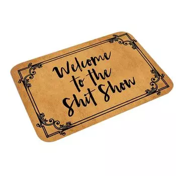 Напольный коврик современный негладкий фланелевой фланелевой быстросохнущий грязезащитный напольный ковер аксессуары для ванной комнаты-F Stuttg, мультиколор