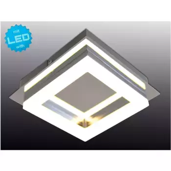 Напольный потолочный светильник «LED «Бристоль»», современный дизайн. Яркий свет Nve, цвет chrom