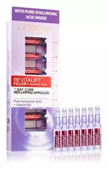 Наполнение гиалуроновой сывороткой в ампулах L’Oral Paris Revitalift Filler