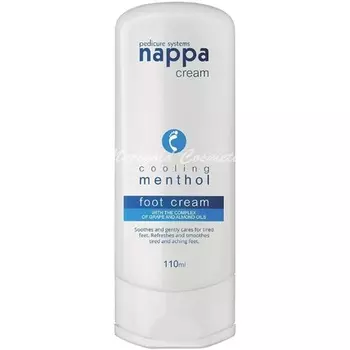 Nappa Охлаждающий крем для ног с ментолом 110 мл, Silcare