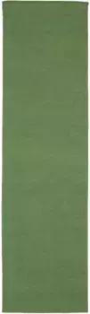 Направляющая Morgenland "KELIM FANCY UNI", прямоугольная, двусторонняя, однотонная, однотонная 80х300 см, зеленый