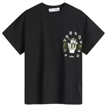 Ная печать футболка Toga, черный