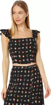 Ная Топ Paige, цвет Black/Objects Print