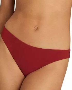 Нара Фиксированная Нижняя Часть Бикини REISS, красный